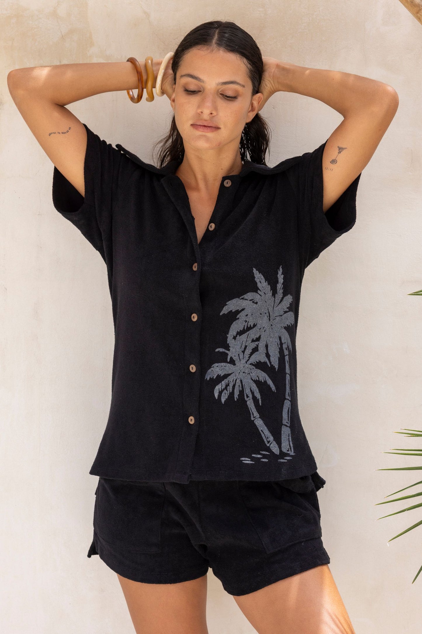 Cabana Terry Shorts - Black