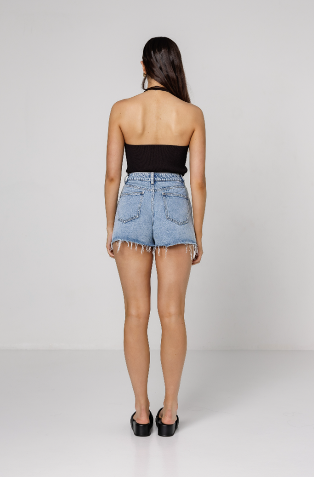 Elke Denim Skort