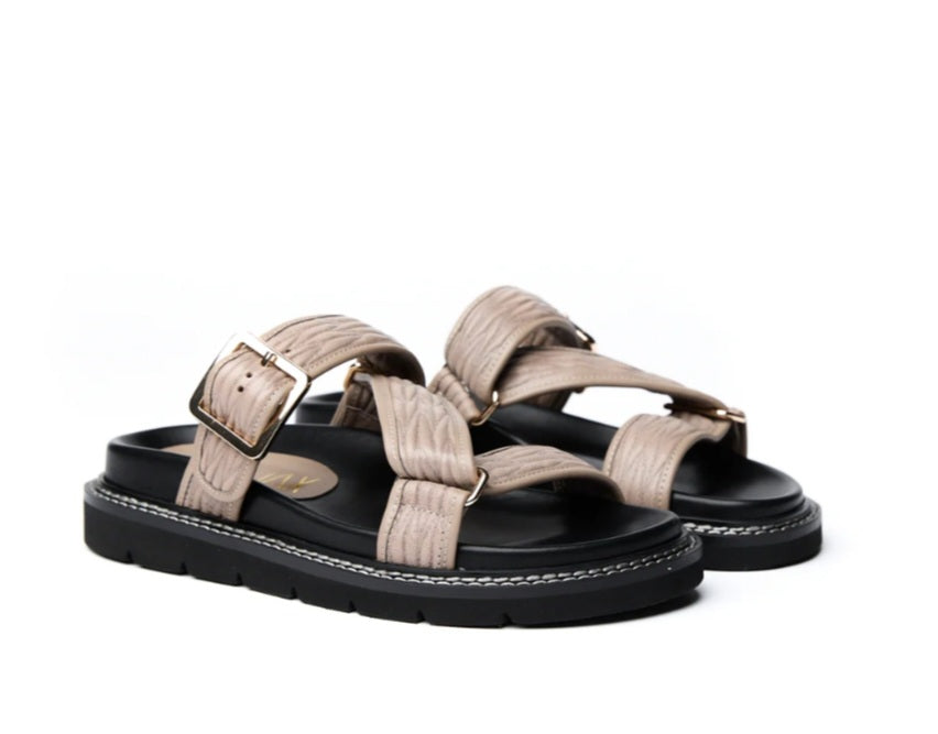 Mimosa Sandal - Taupe