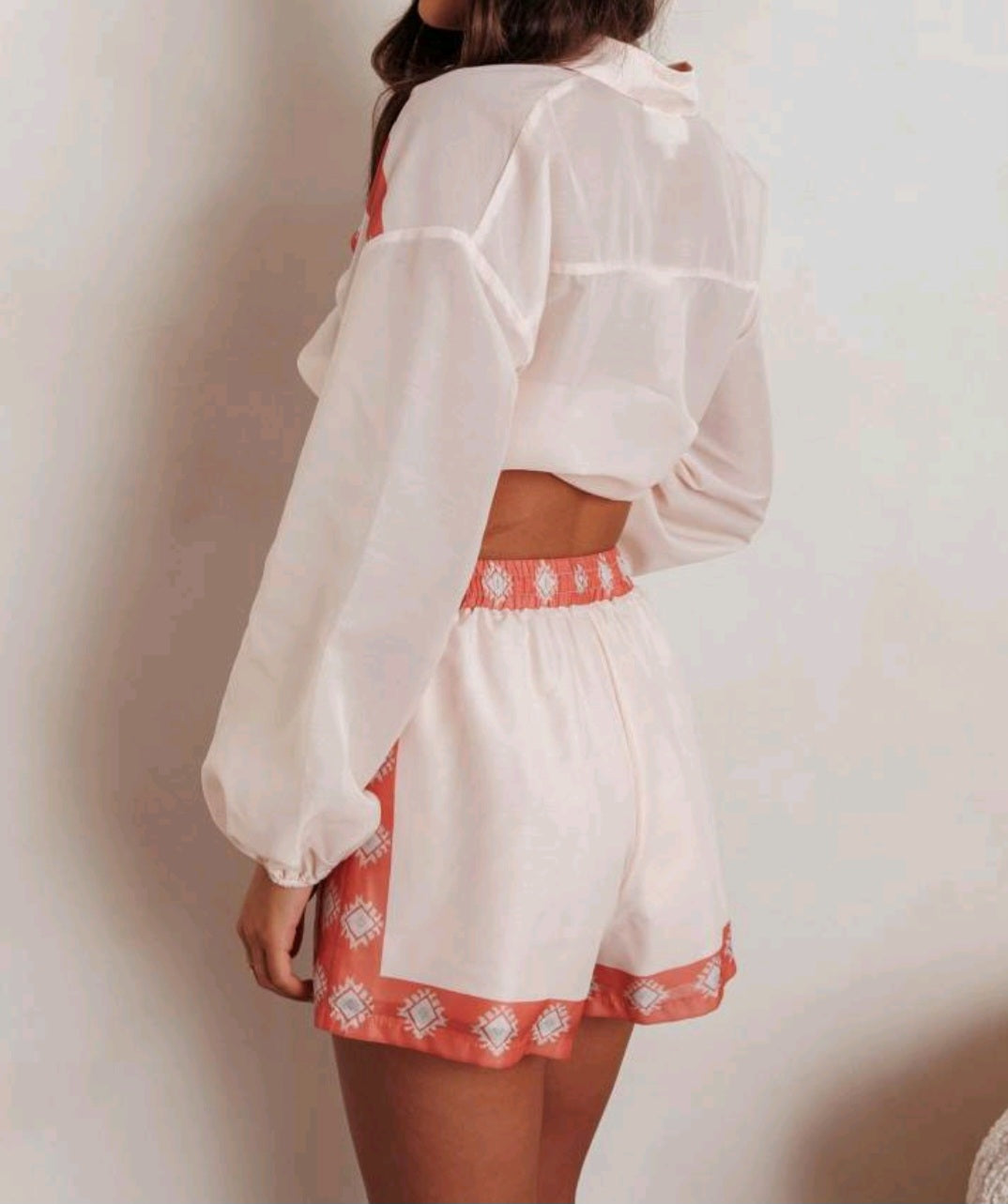 Coral Shorts Set