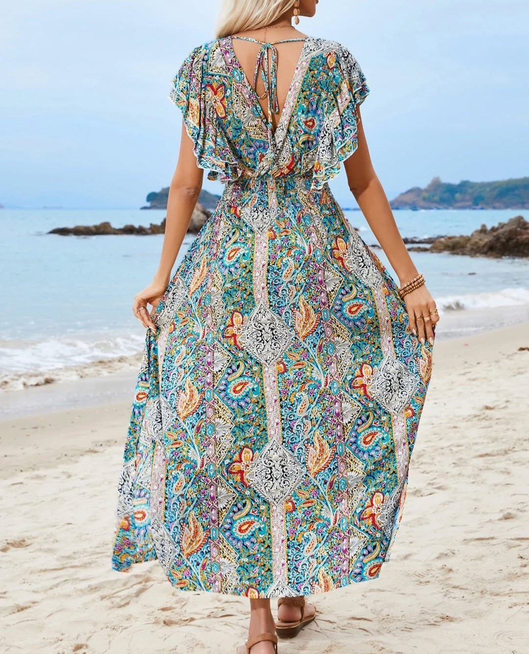 Paisley Maxi Dress