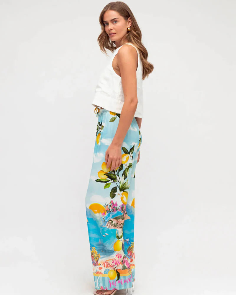 Limoncello Wide Leg Pants