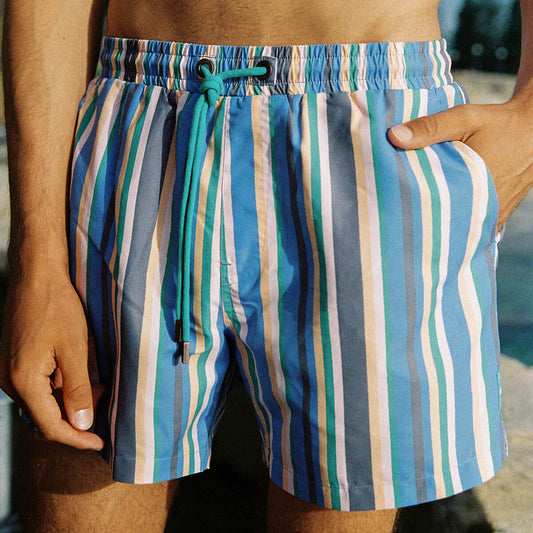 All Sorts Stripes Swim Shorts