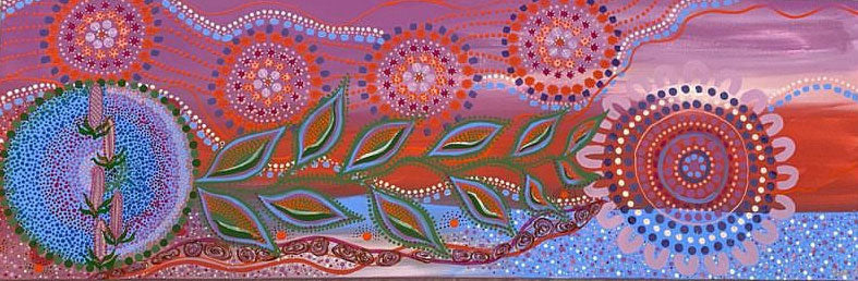 'Dream Out Loud' A one of a kind, genuine, original artwork by Wiradjuri Artist Rose Grae