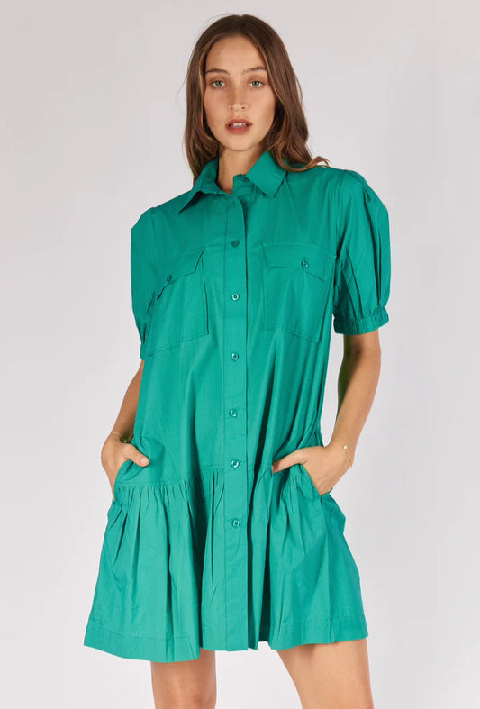 Giverny Dress - Green