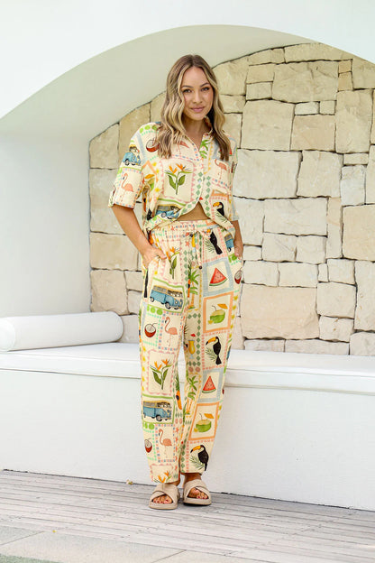 Tropical Escape Pants Set