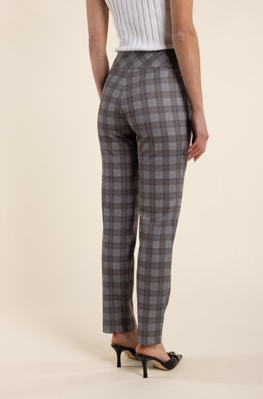 Clove Check Pull-on Pants
