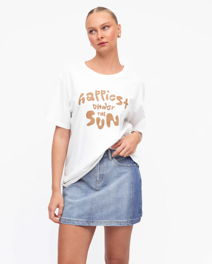 Two Tone Denim Skirt