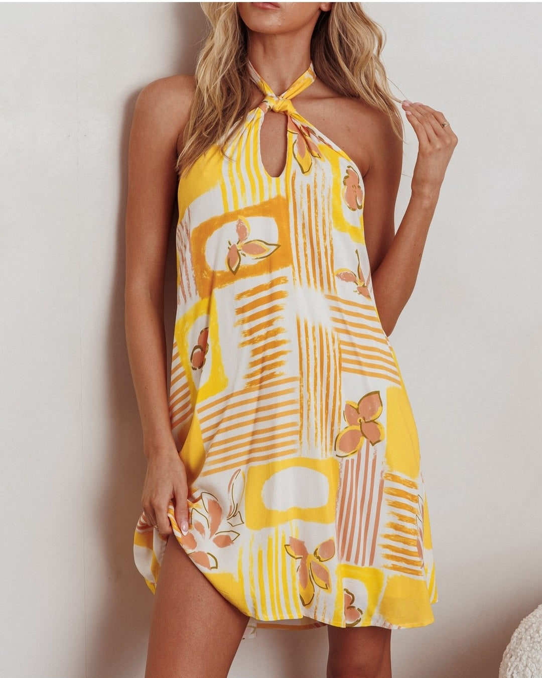 Sunshine Halter Dress