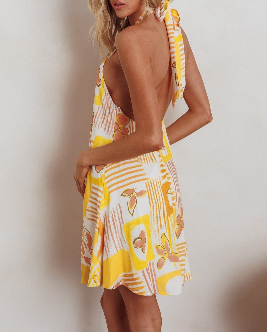Sunshine Halter Dress