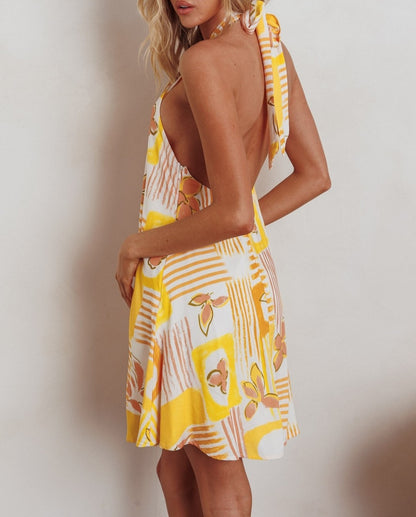 Sunshine Halter Dress
