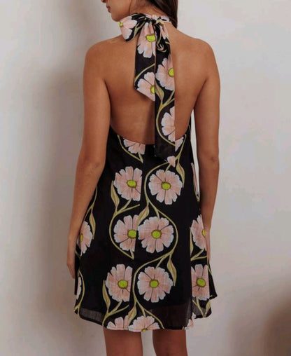 Floral Halter Dress