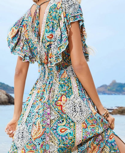 Paisley Maxi Dress