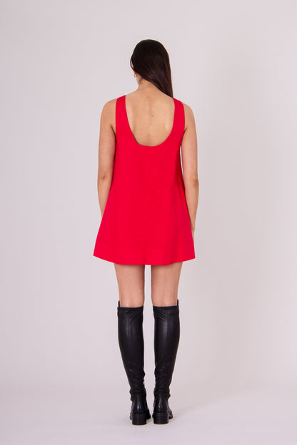 Twiggy Babydoll Mini - Red