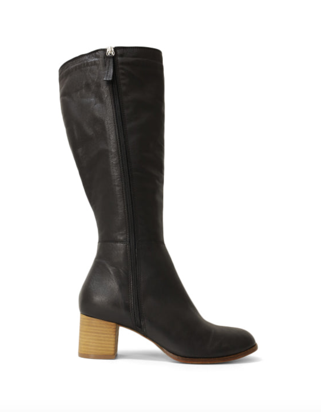 Bueno Emily Long Boots - black side view