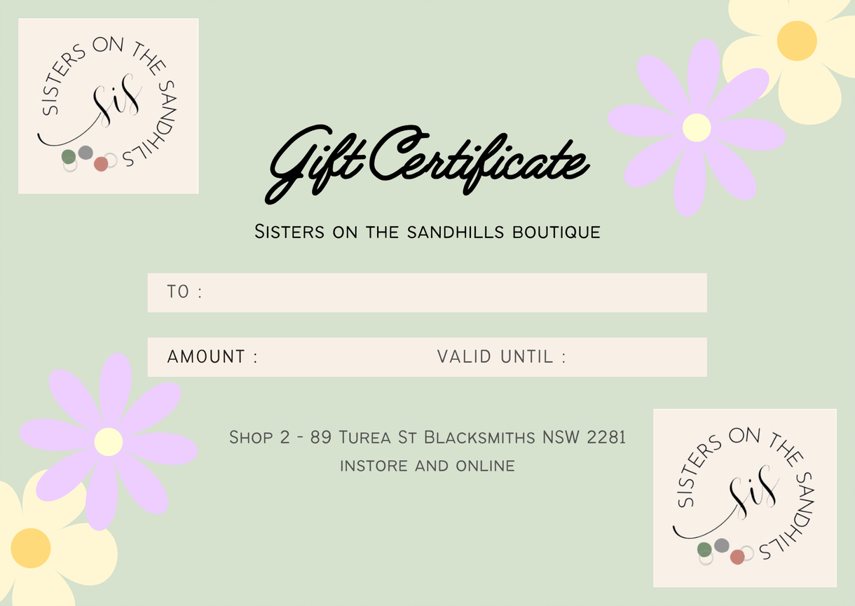 Sisters on the Sandhills Gift Card