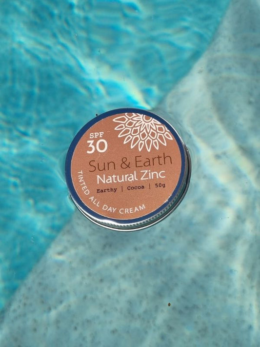 Natural zinc sunscreen